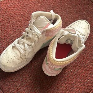 Colorful High-Top Sneakers
